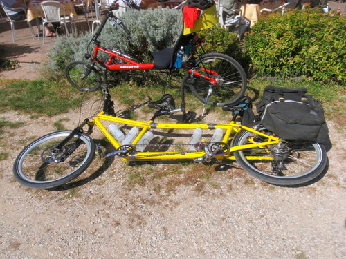 Two of the coolest bikes in the world.